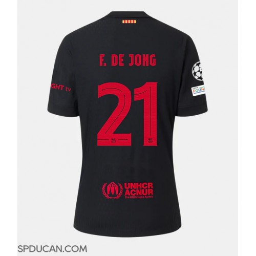 Muški Nogometni Dres Barcelona Frenkie de Jong #21 Gostujuci 2024-25 Kratak Rukav